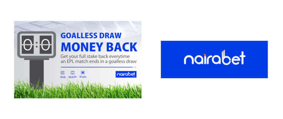 Nairabet: Goalless Draw Money Back