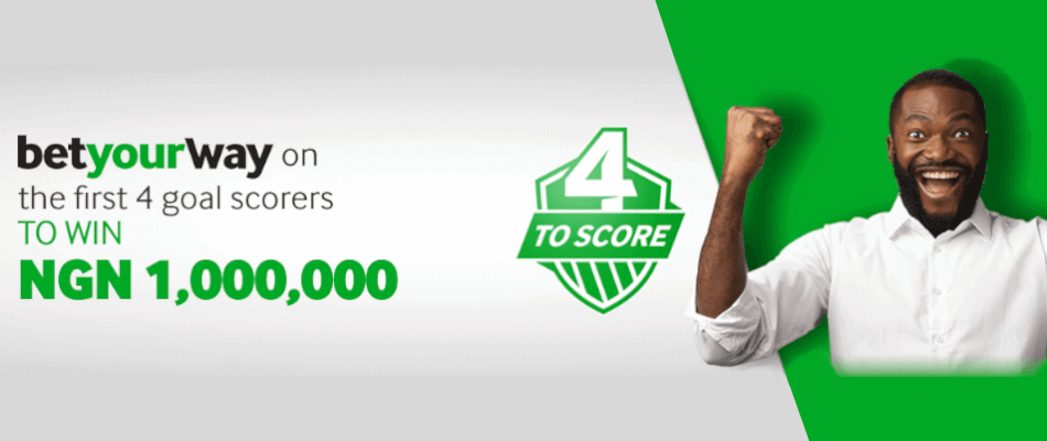 Betway 4 to score promotion