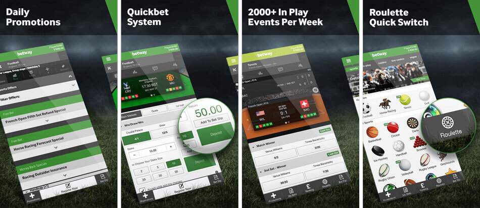 betway mobile betting app